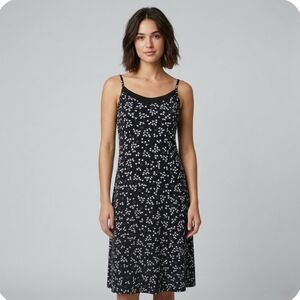 BB Collection Floral Slip Dress - Black&White - Chic & Trending- Size S
